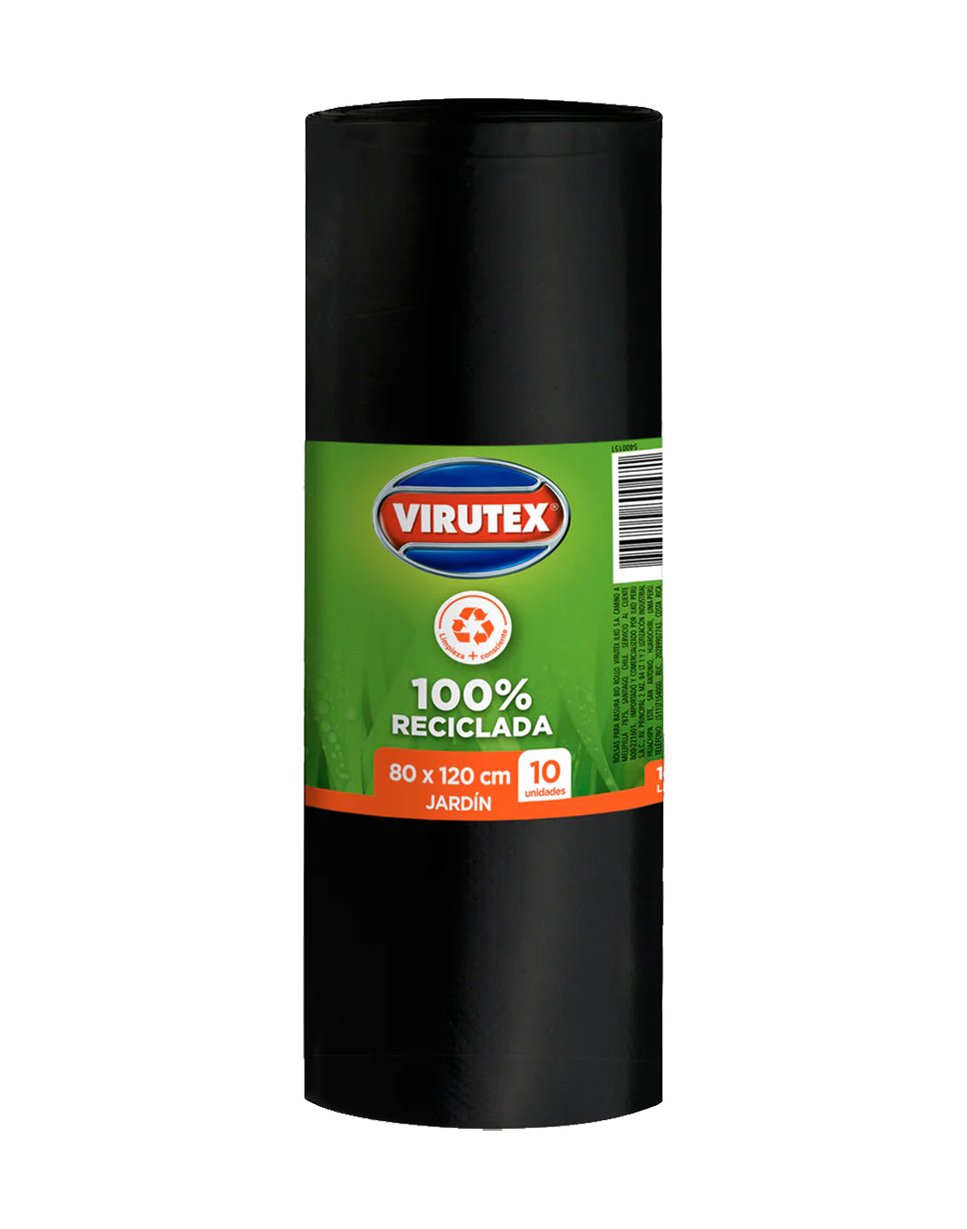 Virutex Bolsa de Basura Jardín 80 x 120 cms 10 unid - Puntolimpieza